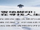 梦见雪地里的脚印，你在寻找方向